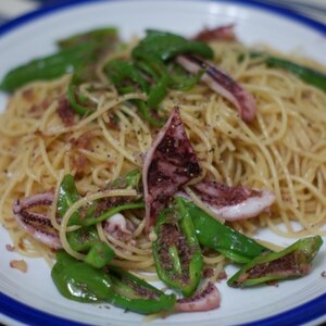 カリカリじゃことしし唐のパスタ～手順詳細画像有！